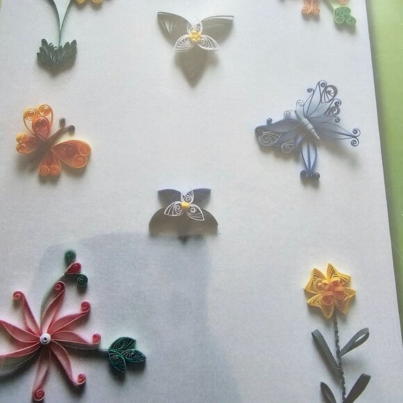 Flowers & Butterflies Quilling Kit #297 By Lake City Craft Co. New, Sealed - Picture 5 of 9